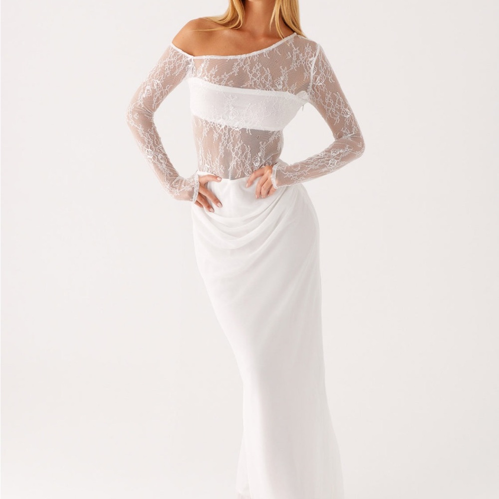 Peppermayo Ivory Lace Dress